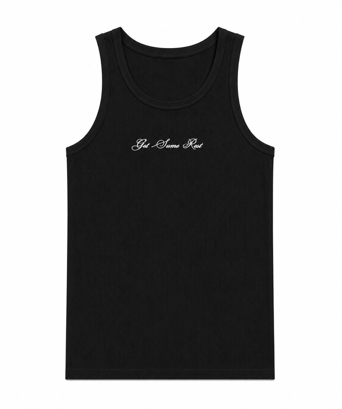 Sample ‘Get Some Rest’ Ribbed Tank